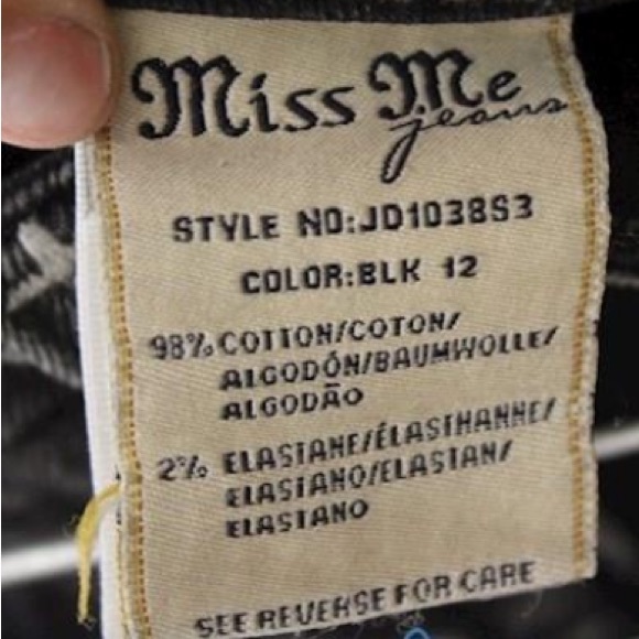 Miss Me	Low Rise Skinny Jeans - Picture 3 of 9